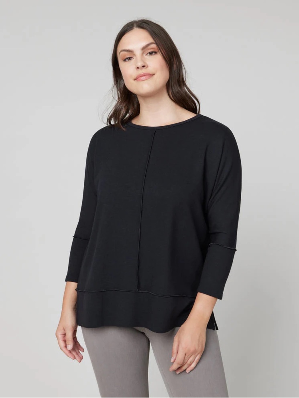 SPANX Perfect Length Dolman 3/4 Sleeve Sweatshirt Size XL